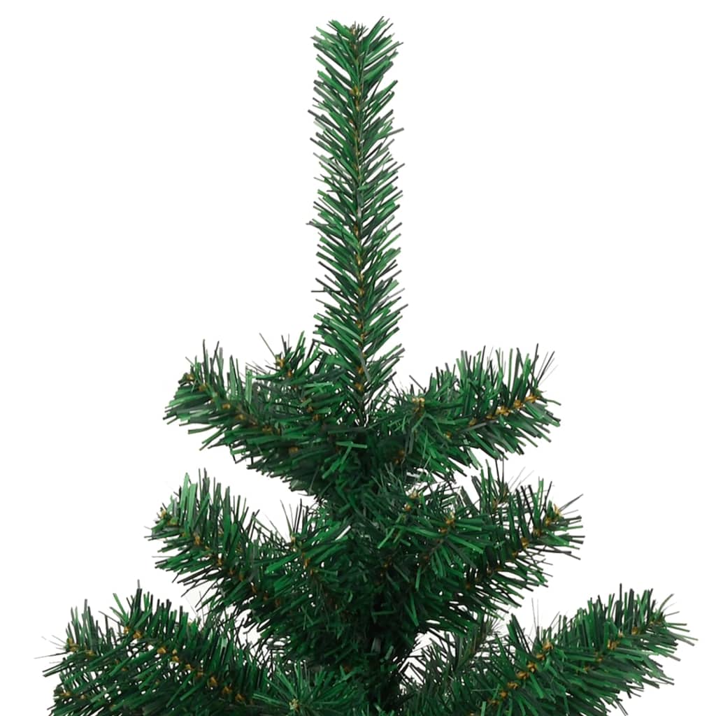 Spirálový Vánoční Stromek S Led A Květináčem Zelený 120 Cm Pvc