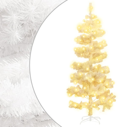Spirálový Vánoční Stromek S Led A Květináčem Zelený 120 Cm Pvc
