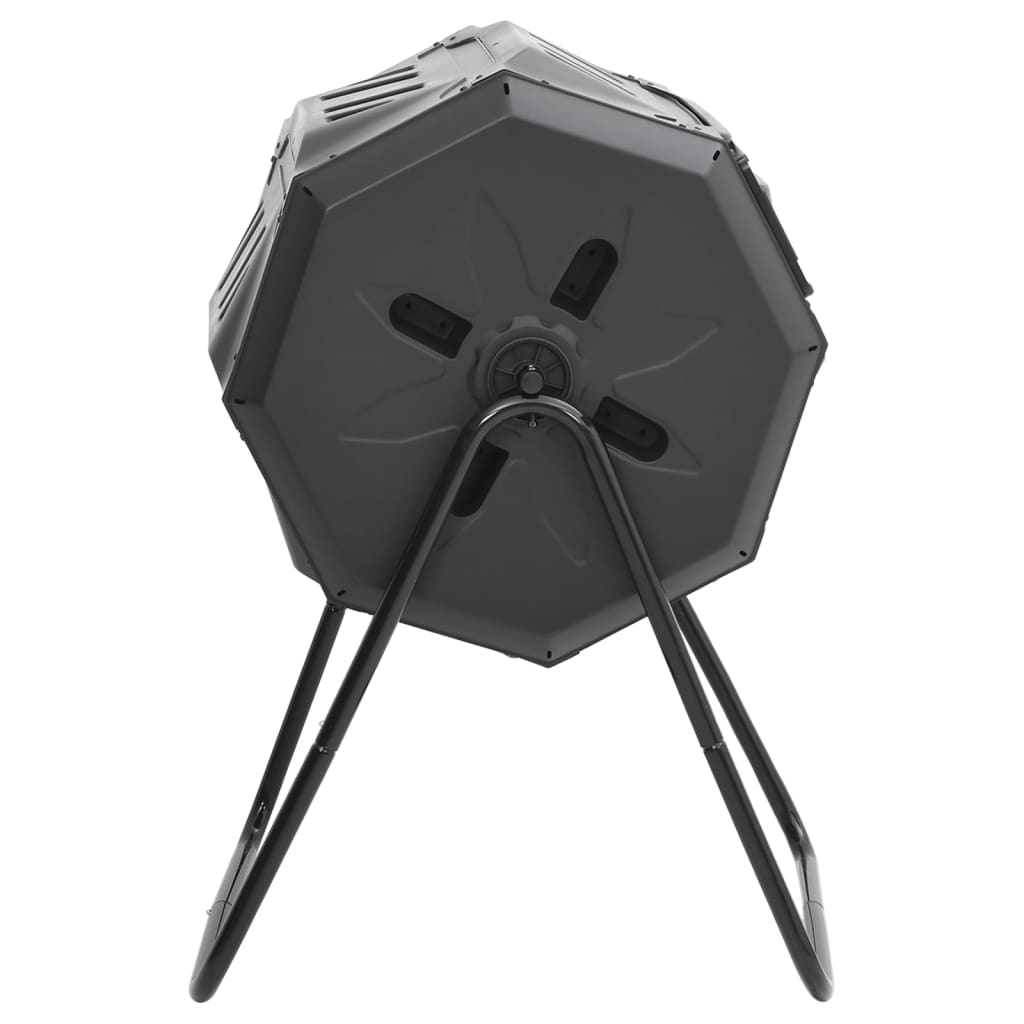 Zahradní Kompostér Černý 73 X 64 X 95 Cm 160 L