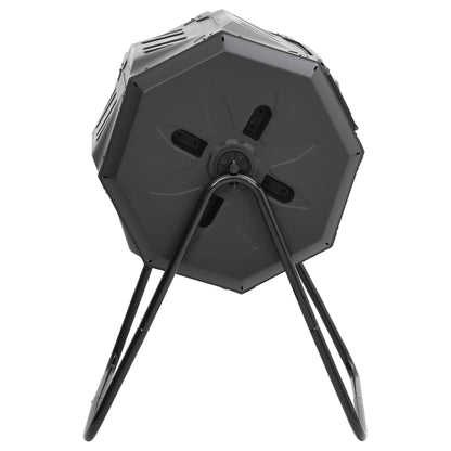 Zahradní Kompostér Černý 73 X 64 X 95 Cm 160 L