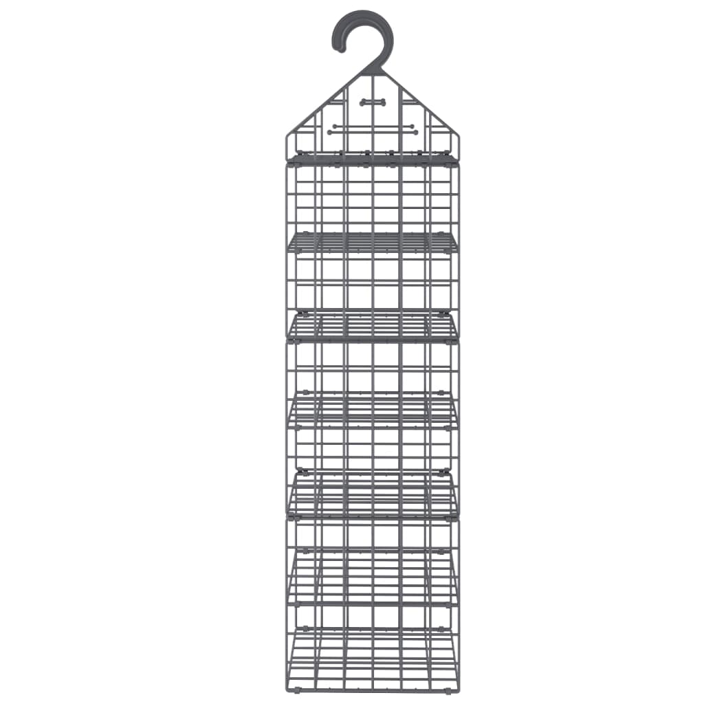 Závěsné Organizéry Do Šatní Skříně Se 7 Policemi 2 Ks