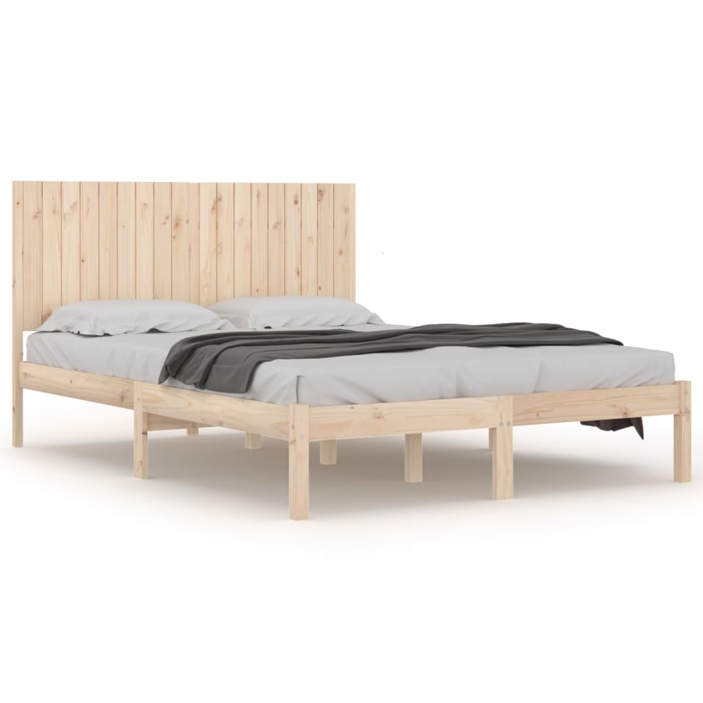 Rám Postele Masivní Dřevo 180 X 200 Cm Super King Size