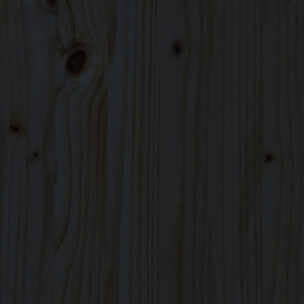 Rám Postele Černý Masivní Dřevo 75 X 190 Cm Malé Jednolůžko