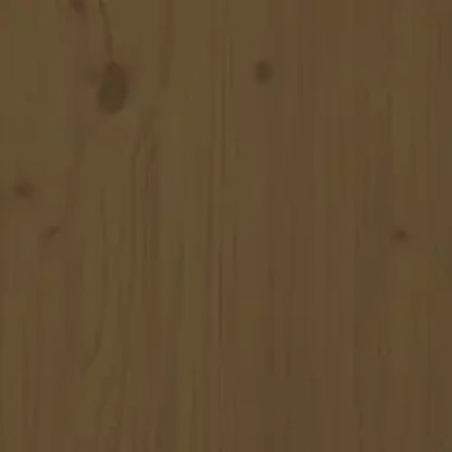 Rám Postele Medově Hnědý Masivní Dřevo 200 X 200 Cm