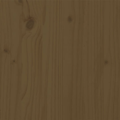 Rám Postele Medově Hnědý Masivní Dřevo 200 X 200 Cm
