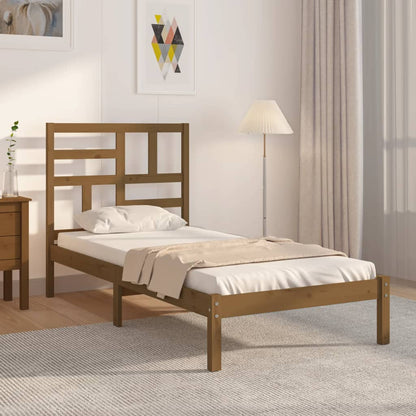 Rám Postele Masivní Dřevo Small Single