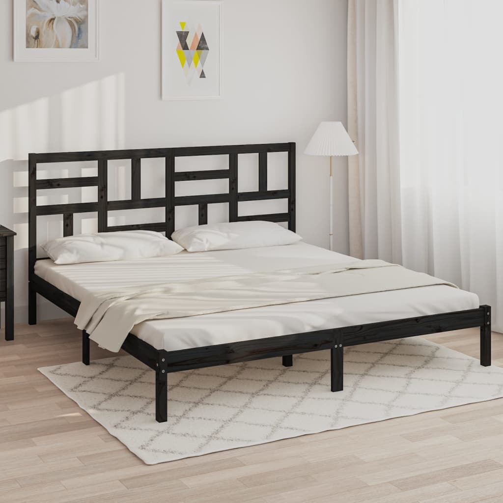 Rám Postele Masivní Dřevo Small Single