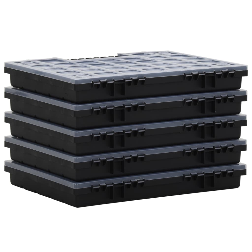 Organizéry Na Součástky 10 Ks 40 X 30 X 5 Cm Polypropylen