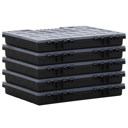 Organizéry Na Součástky 10 Ks 40 X 30 X 5 Cm Polypropylen