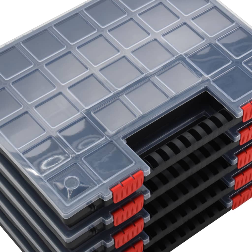 Organizéry Na Součástky 10 Ks 40 X 30 X 5 Cm Polypropylen