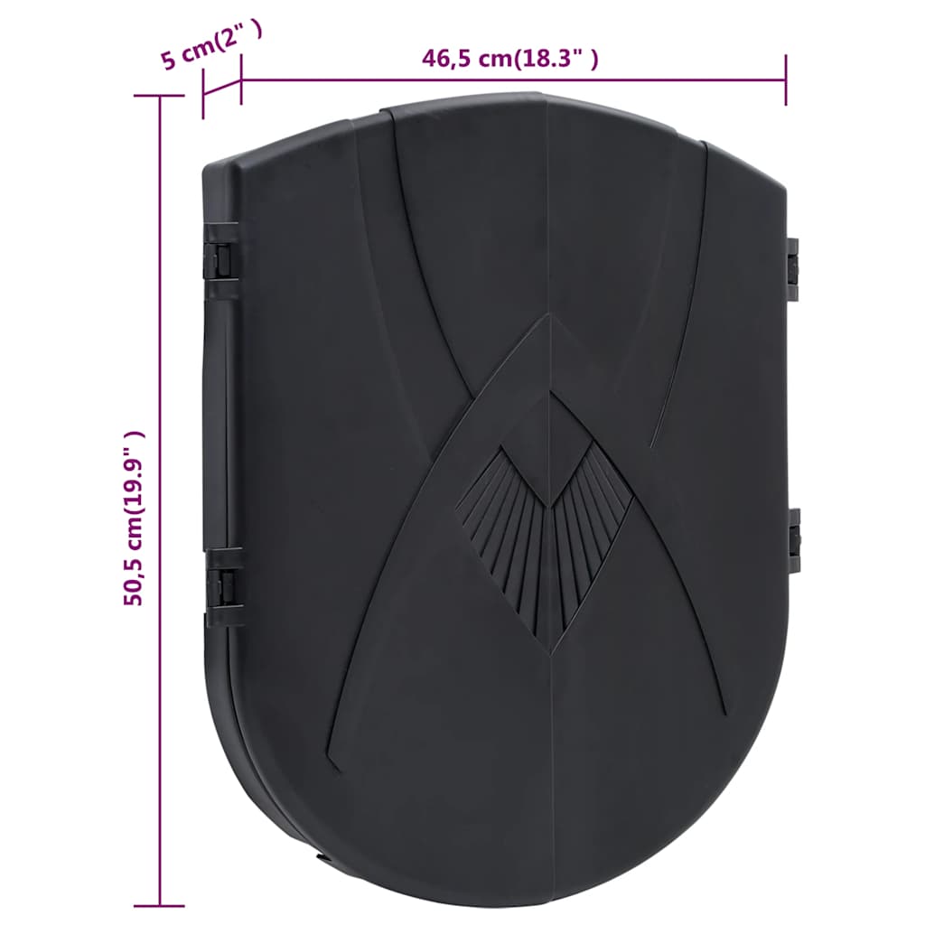 Elektronický Terč Se Šipkami Černý Polypropylen