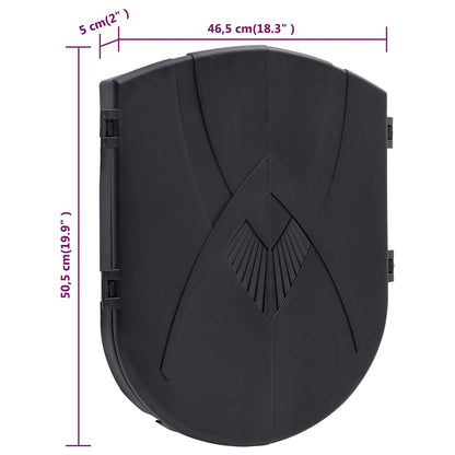 Elektronický Terč Se Šipkami Černý Polypropylen