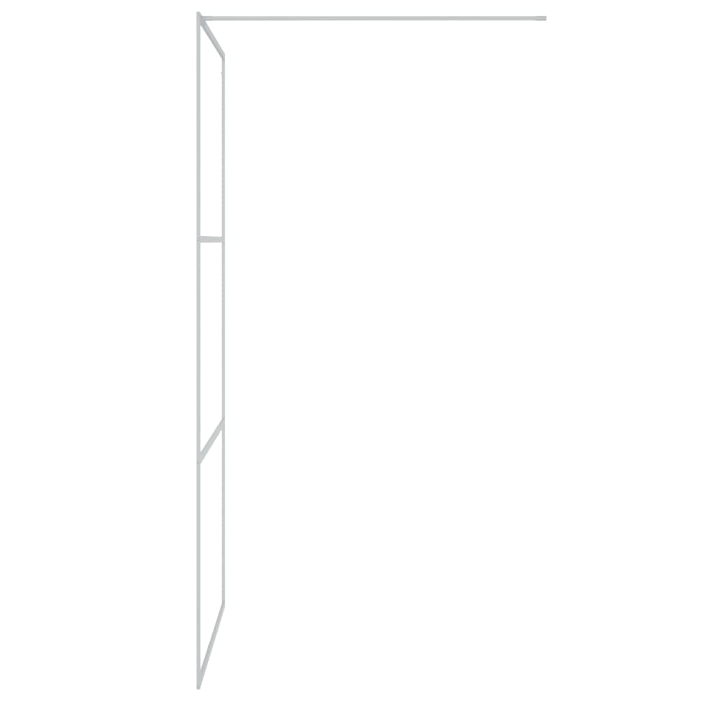 Sprchová Zástěna Walk-In Stříbrná 100 X 195 Cm Čiré Esg Sklo