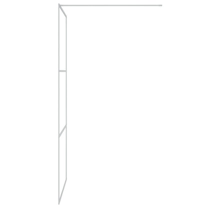 Sprchová Zástěna Walk-In Stříbrná 100 X 195 Cm Čiré Esg Sklo