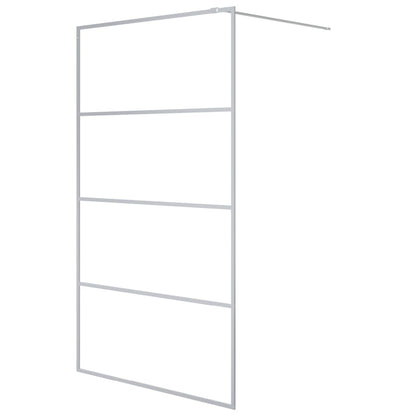 Sprchová Zástěna Walk-In Stříbrná 115 X 195 Cm Čiré Esg Sklo