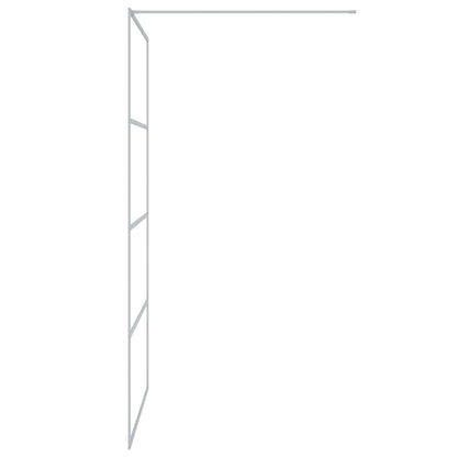 Sprchová Zástěna Walk-In Stříbrná 115 X 195 Cm Čiré Esg Sklo