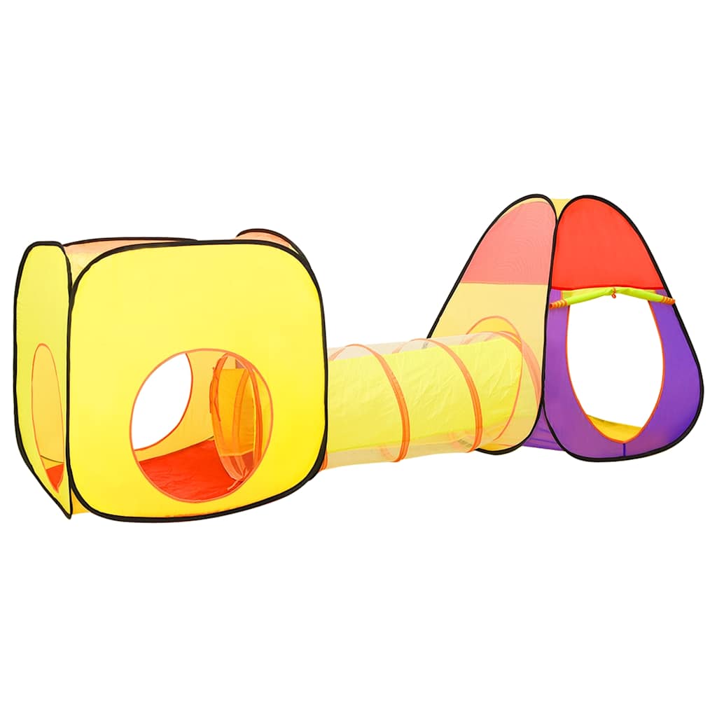 Dětský Stan Na Hraní S 250 Míčky Vícebarevný 255 X 80 X 100 Cm