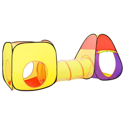 Dětský Stan Na Hraní S 250 Míčky Vícebarevný 255 X 80 X 100 Cm