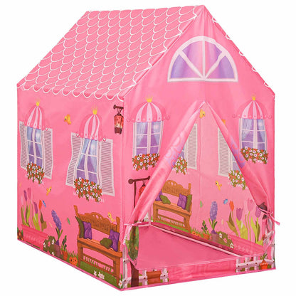 Dětský Hrací Stan S 250 Míčky Růžový 69 X 94 X 104 Cm