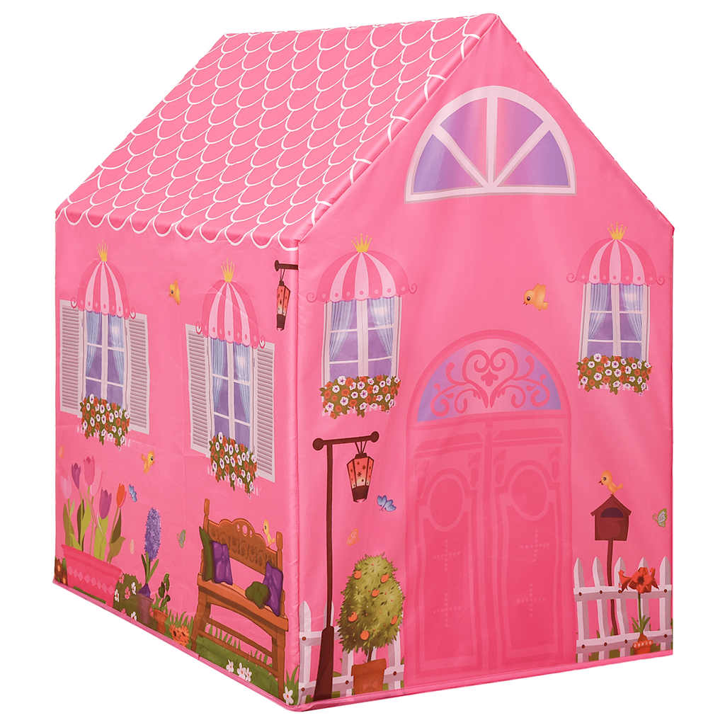 Dětský Hrací Stan S 250 Míčky Růžový 69 X 94 X 104 Cm