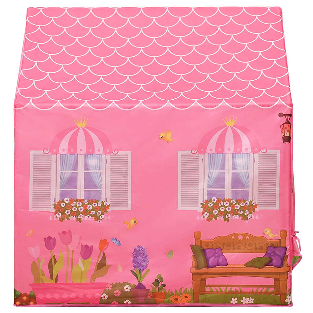 Dětský Hrací Stan S 250 Míčky Růžový 69 X 94 X 104 Cm
