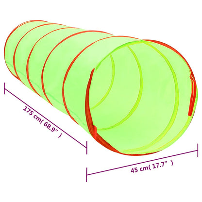 Dětský Tunel Na Hraní S 250 Míčky Zelený 175 Cm Polyester