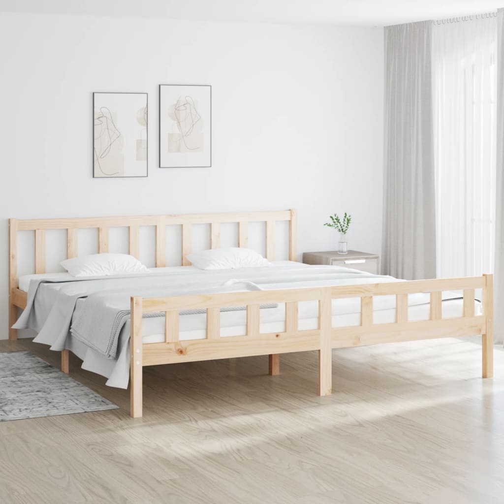 Postel Bez Matrace Voskově Masivní Borovice