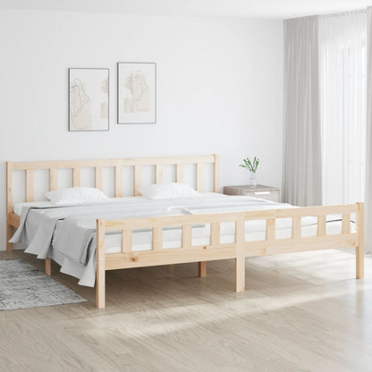 Postel Bez Matrace Voskově Masivní Borovice