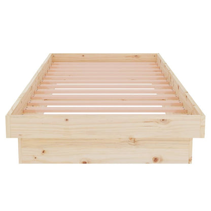 Rám Postele Masivní Dřevo Small Single