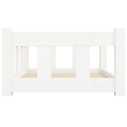 Pelíšek Pro Psy Bílý 65,5 X 50,5 X 28 Cm Masivní Borovice