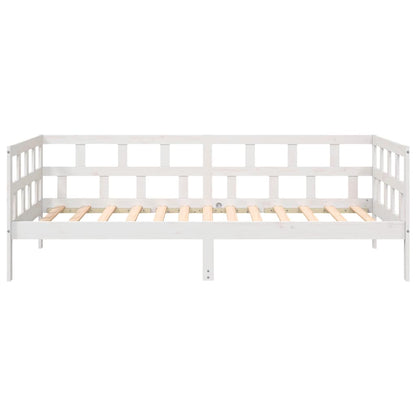 Válenda Bílá Masivní Borové Dřevo 80 X 200 Cm