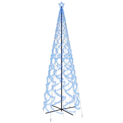 Vánoční Stromek Kužel 1 400 Modrých Led Diod 160 X 500 Cm