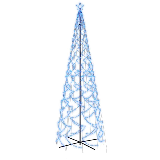Vánoční Stromek Kužel 1 400 Modrých Led Diod 160 X 500 Cm
