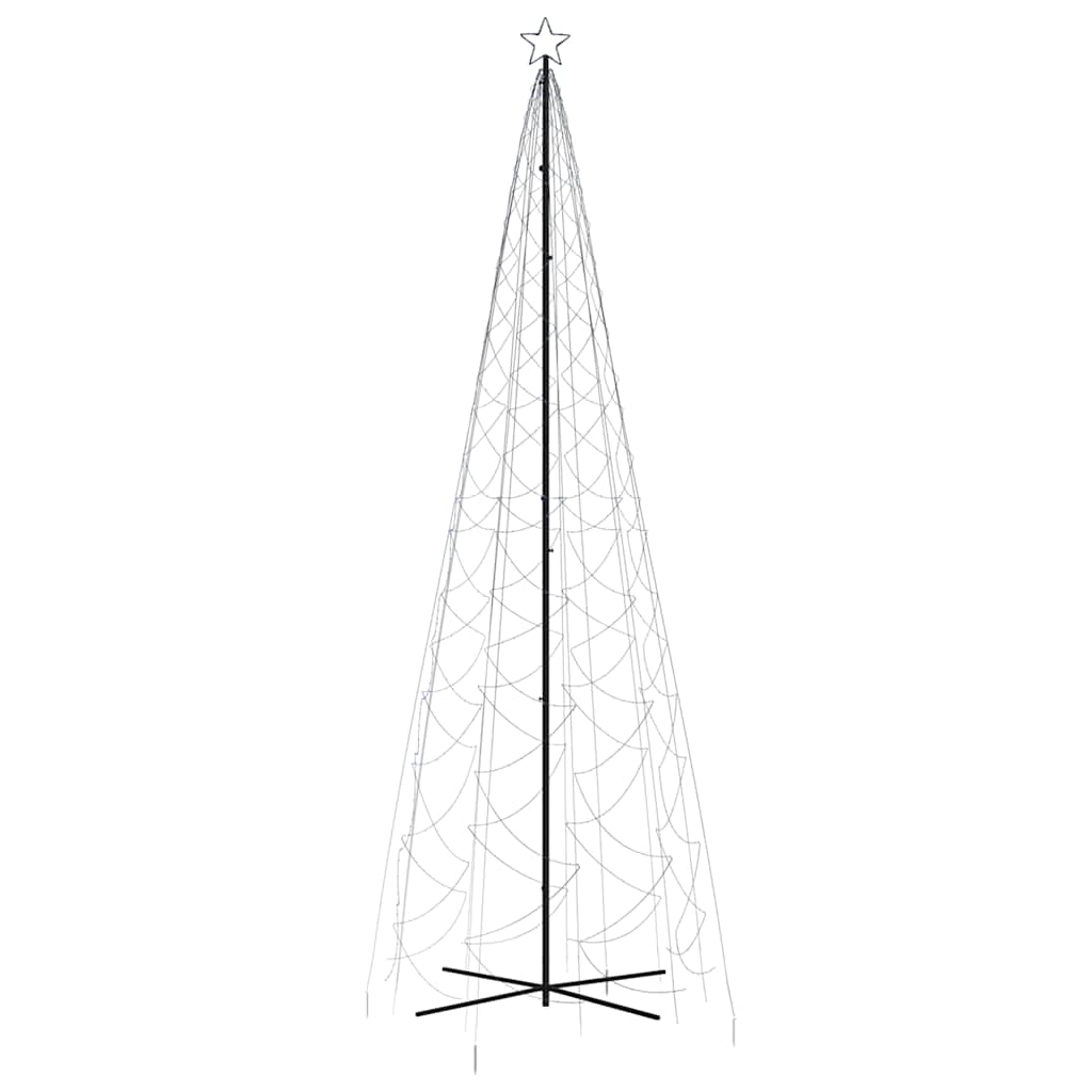 Vánoční Stromek Kužel 1 400 Modrých Led Diod 160 X 500 Cm