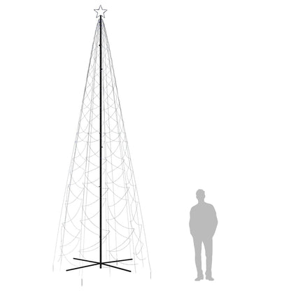 Vánoční Stromek Kužel 1 400 Modrých Led Diod 160 X 500 Cm