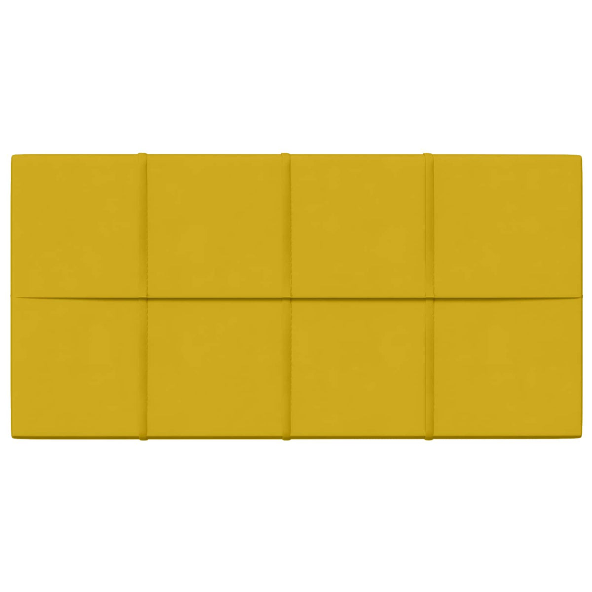 Nástěnný Čelník 12 Pcs Žlutá 60 X 30 Cm Samet