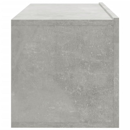 Nástěnné Tv Skříňky 2 Ks Betonově Šedé 100X30X30 Cm Kompozit