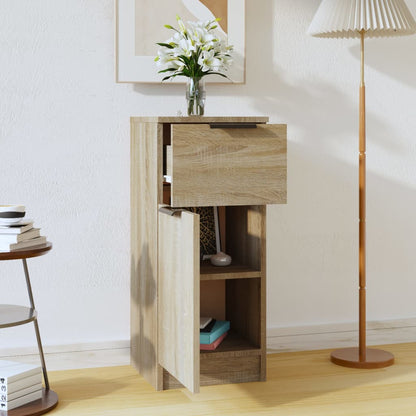 Příborníky 2 Ks Bílé 30 X 30 X 70 Cm Kompozitní Dřevo