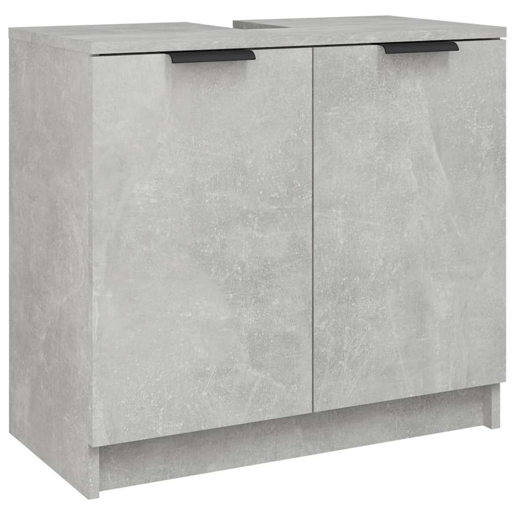Koupelnová Skříňka Betonově Šedá 64,5 X 33,5 X 59 Cm Kompozit