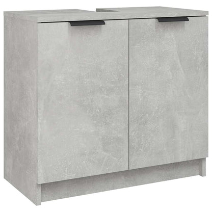 Koupelnová Skříňka Betonově Šedá 64,5 X 33,5 X 59 Cm Kompozit