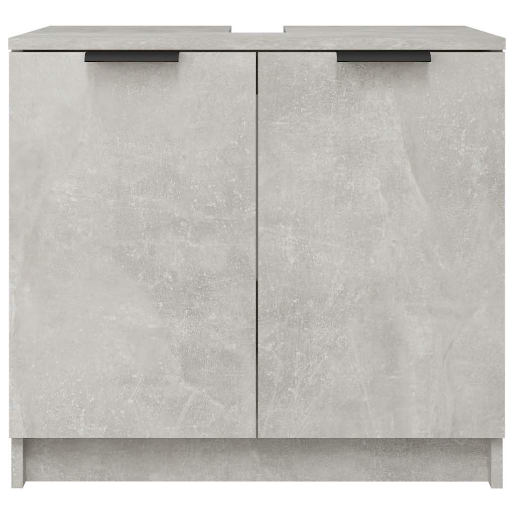 Koupelnová Skříňka Betonově Šedá 64,5 X 33,5 X 59 Cm Kompozit