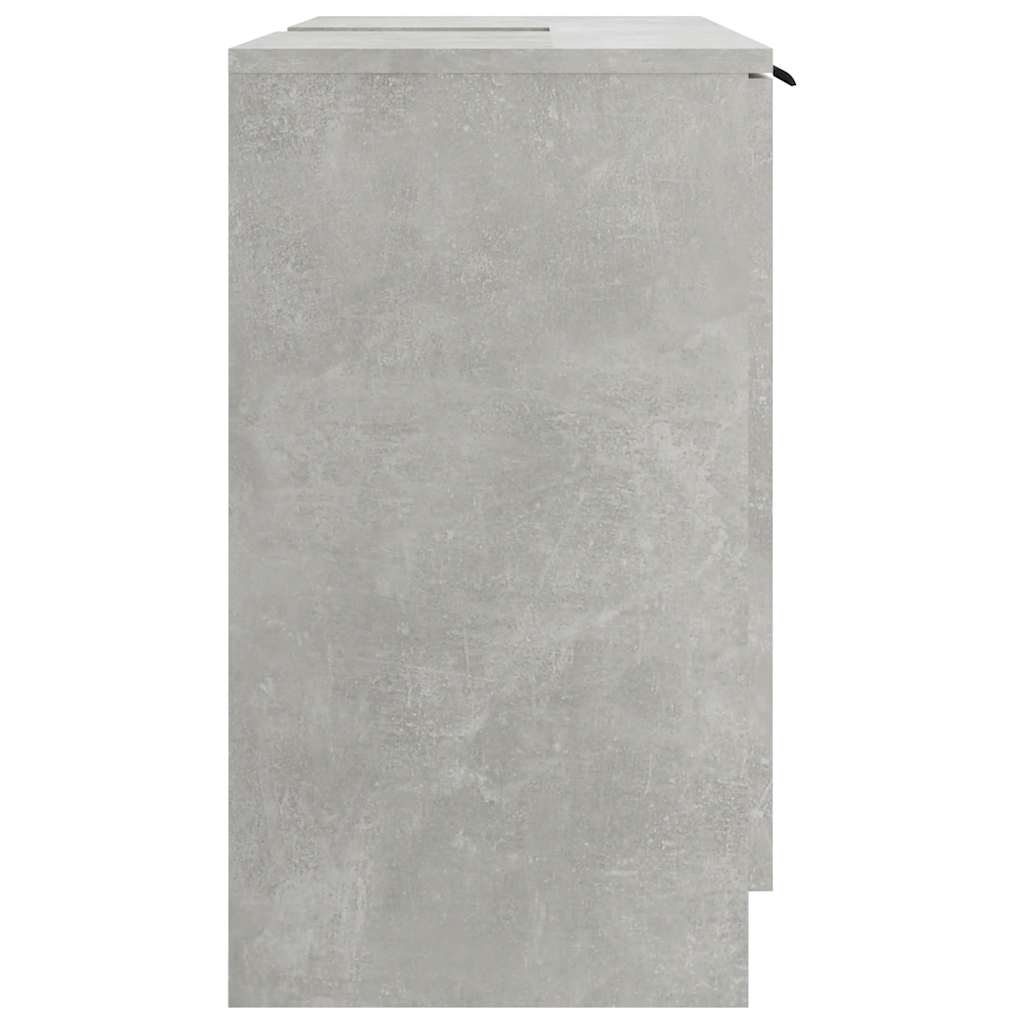 Koupelnová Skříňka Betonově Šedá 64,5 X 33,5 X 59 Cm Kompozit