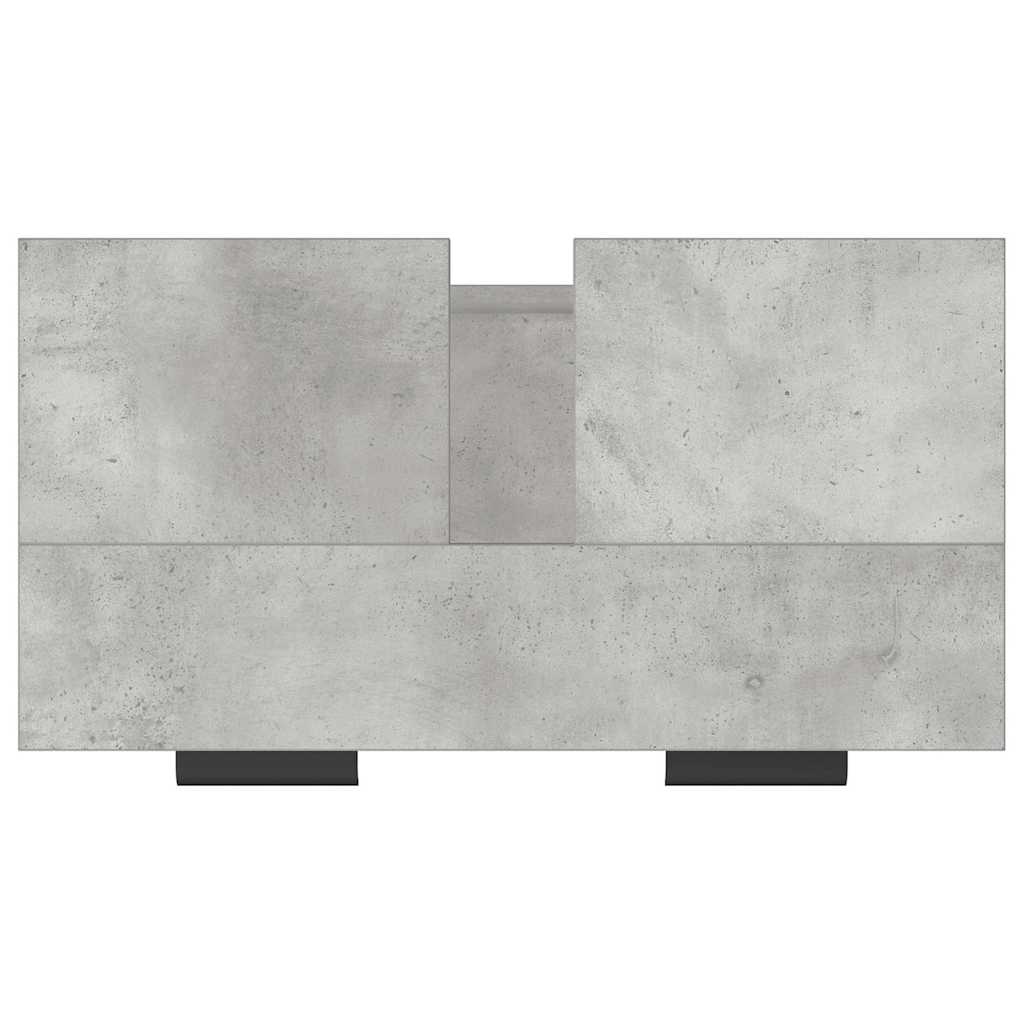 Koupelnová Skříňka Betonově Šedá 64,5 X 33,5 X 59 Cm Kompozit