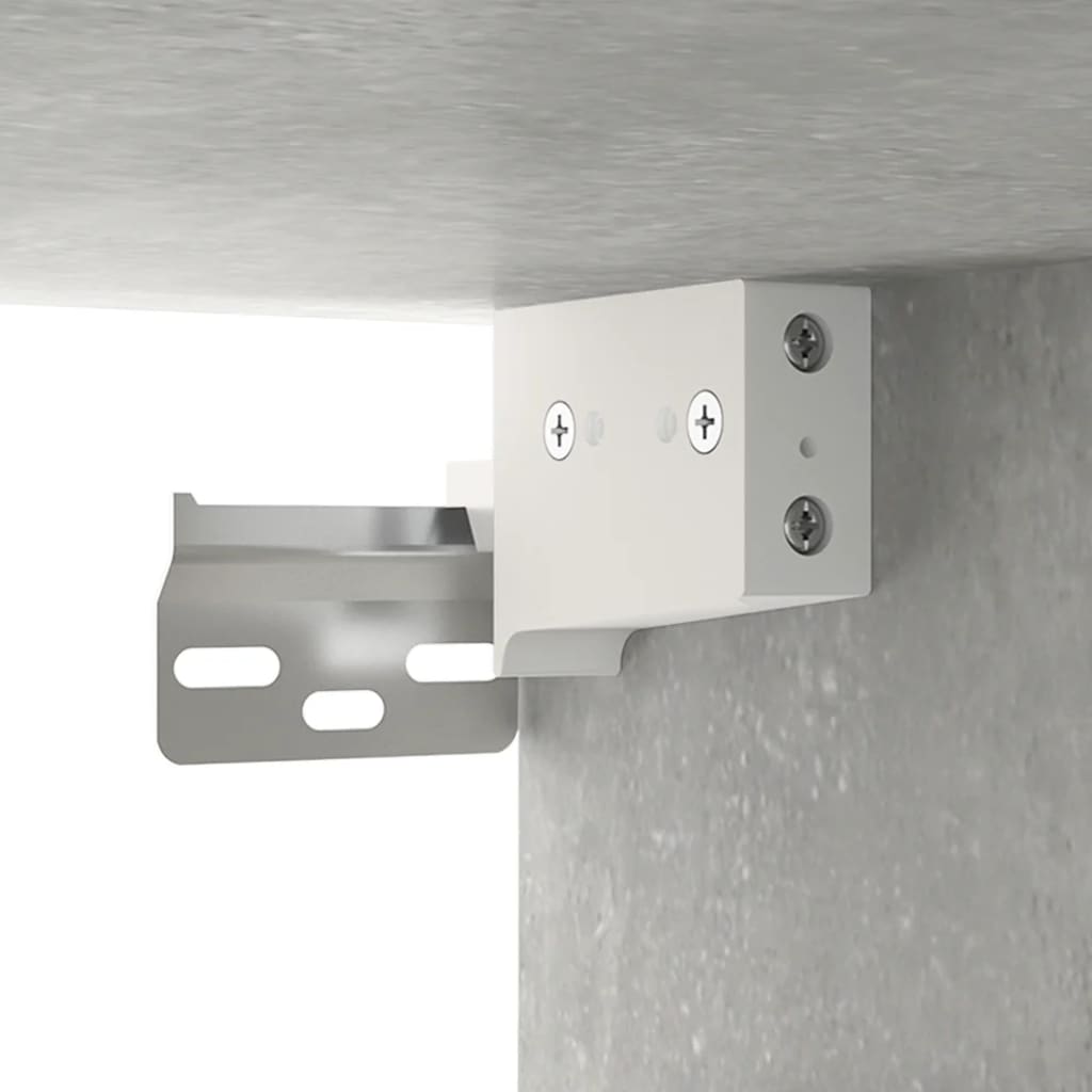 Koupelnová Zrcadlová Skříňka Betonově Šedá 64 X 20 X 67 Cm