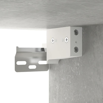 Koupelnová Zrcadlová Skříňka Betonově Šedá 64 X 20 X 67 Cm