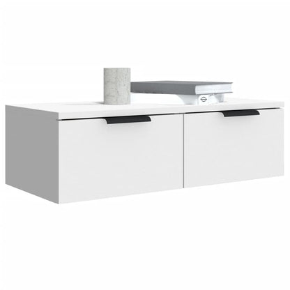 Nástěnná Skříňka Bílá 68 X 30 X 20 Cm Kompozitní Dřevo