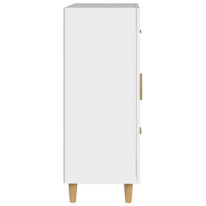 Příborník Bílý 69,5 X 34 X 90 Cm Kompozitní Dřevo