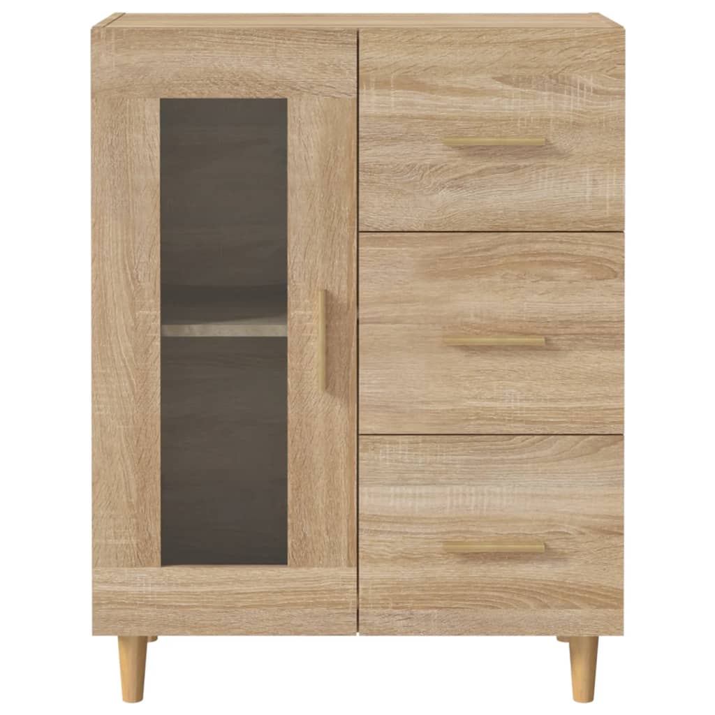 Příborník Dub Sonoma 69,5 X 34 X 90 Cm Kompozitní Dřevo