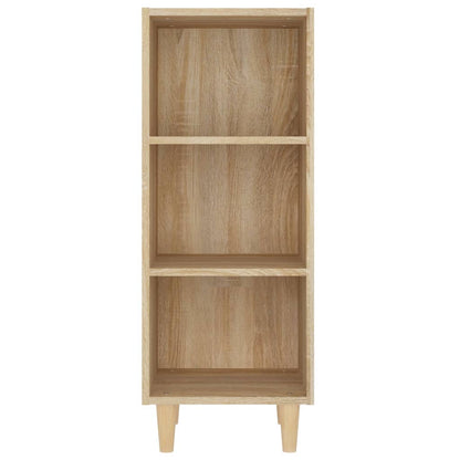 Příborník Dub Sonoma 34,5 X 32,5 X 90 Cm Kompozitní Dřevo