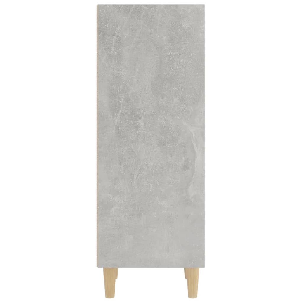 Příborník Betonově Šedý 34,5 X 32,5 X 90 Cm Kompozitní Dřevo